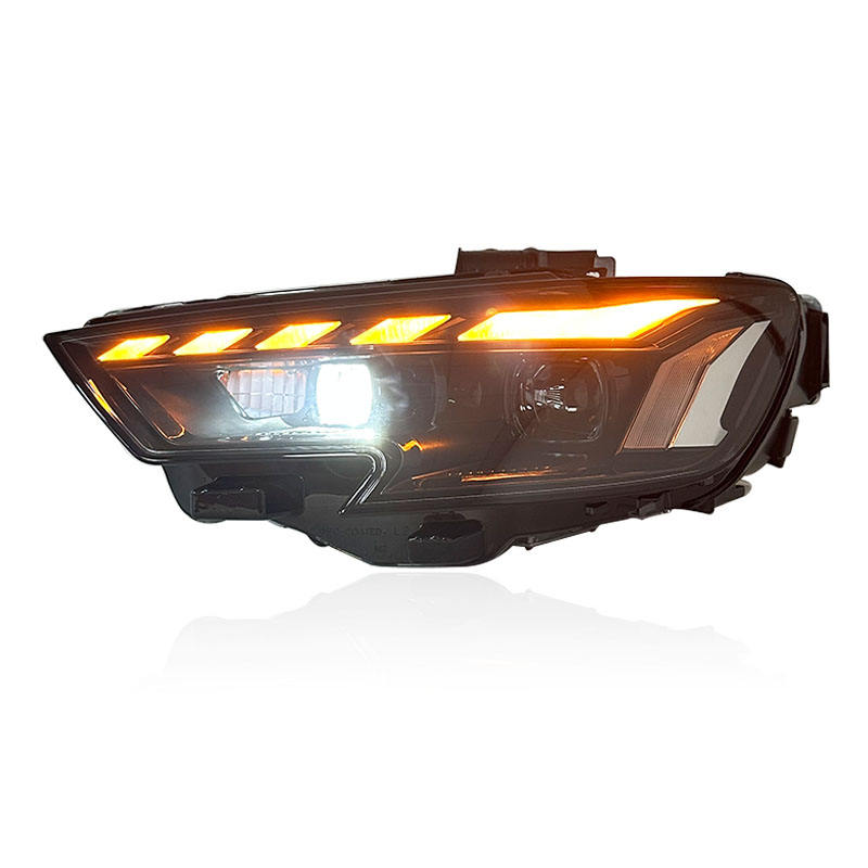 Audi A3 (2017–2020) atnaujinti LED lazeriniai priekiniai žibintai