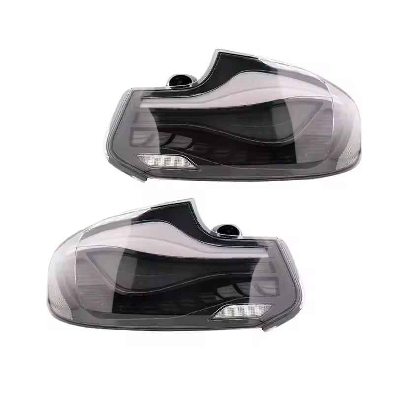 BMW 2 Series F22 F23 (2013–2021) LED galiniai žibintai „Dragon Scale“ dizaino, „GTS“ stiliaus, plug & play sistema