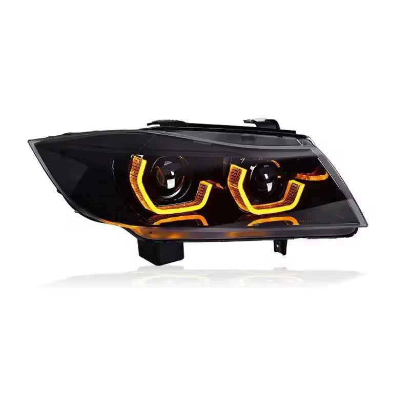 BMW 3 Series E90 (2005–2012) LED „Laser“ priekiniai žibintai su dienos šviesomis, Plug and Play