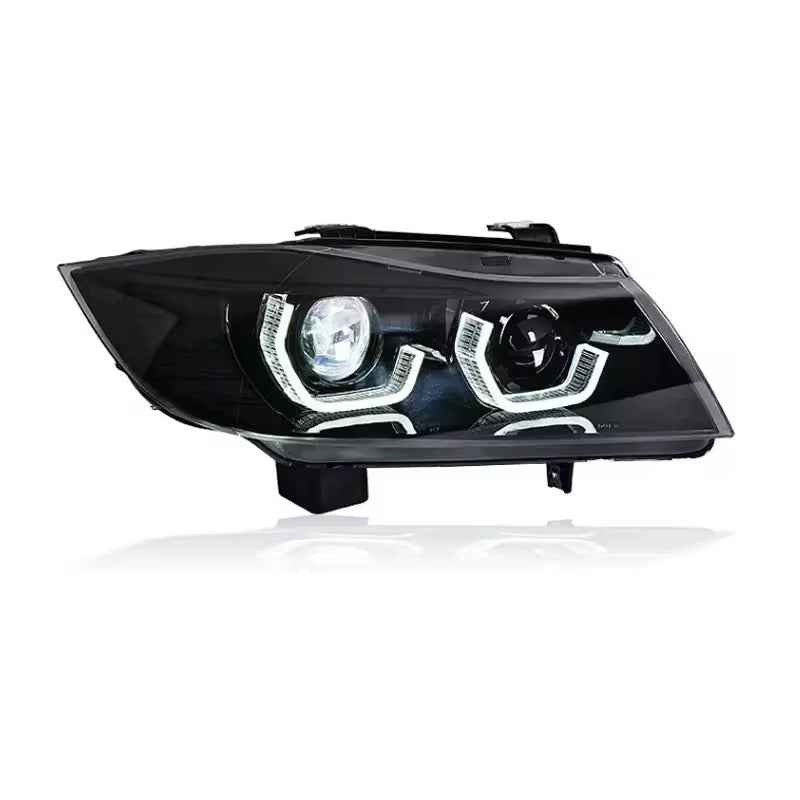 BMW 3 Series E90 (2005–2012) LED „Laser“ priekiniai žibintai su dienos šviesomis, Plug and Play