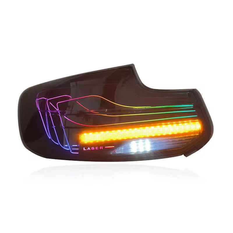 BMW 2 Series F22, F23, M2 F87 (2014–2022) galiniai LED žibintai „CSL RGB Laser“ stiliumi