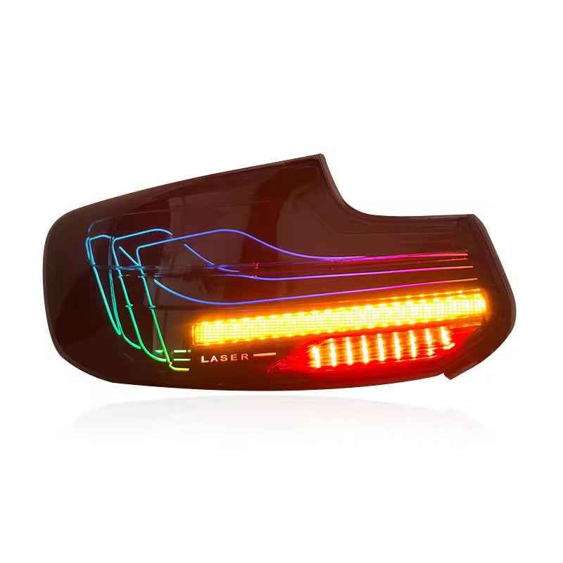 BMW 2 Series F22, F23, M2 F87 (2014–2022) galiniai LED žibintai „CSL RGB Laser“ stiliumi