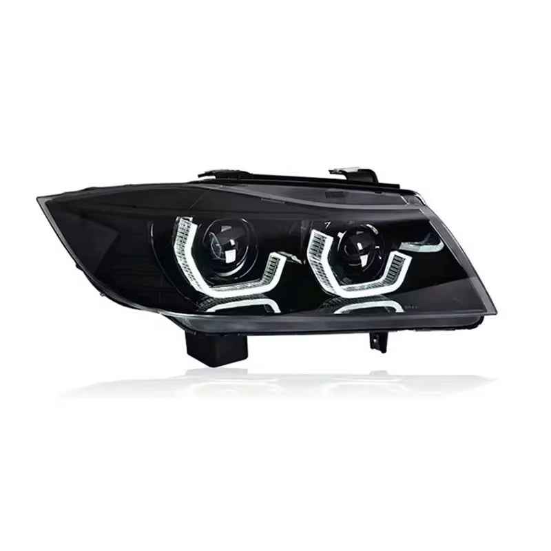 BMW 3 Series E90 (2005–2012) LED „Laser“ priekiniai žibintai su dienos šviesomis, Plug and Play