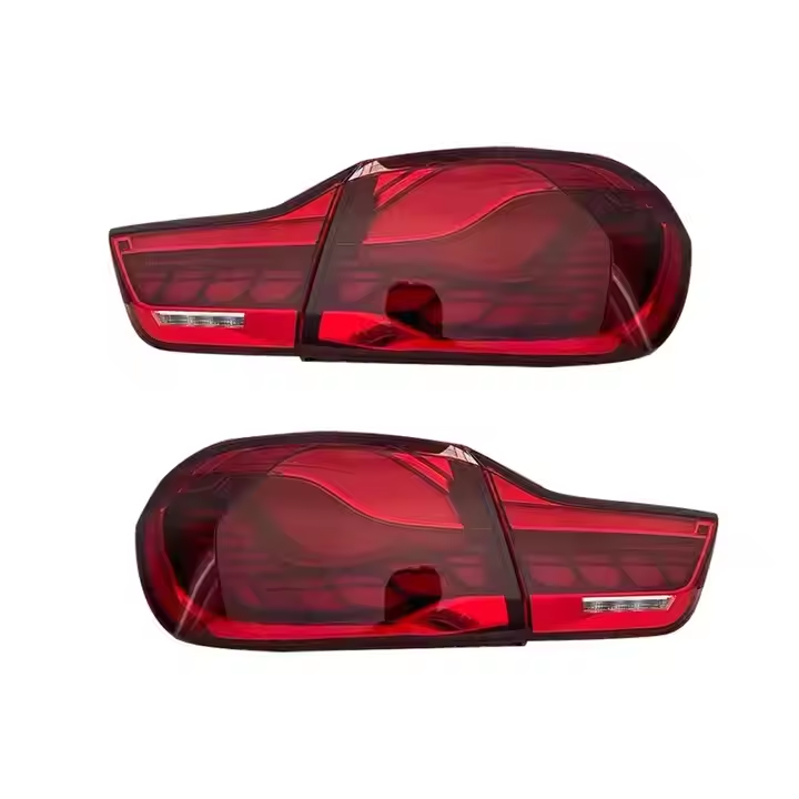 BMW 4 Serija F32 F33 F36 ir M4 F82 F83 (2014–2020) GTS stiliaus sekvenciniai OLED LED galiniai žibintai Plug-and-Play