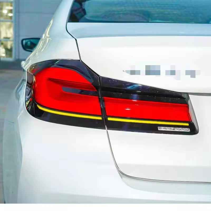 BMW F90 M5 ir 5 Series G30 LCI (2017–2023) pilnos LED galinio žibinto komplektas „Plug and Play“