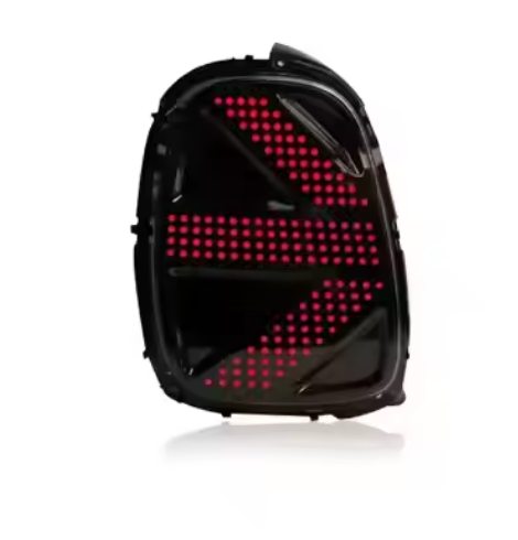 BMW MINI F56 (2013–2019) pilnai LED galinis žibintas su modifikuotais LED posūkio signalais, „plug and play“