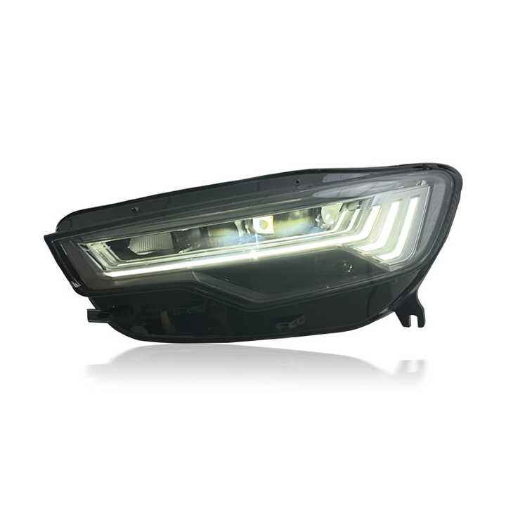 Audi A6 C7 (2012–2015) priekiniai LED žibintai, modernizuoti, „plug and play“