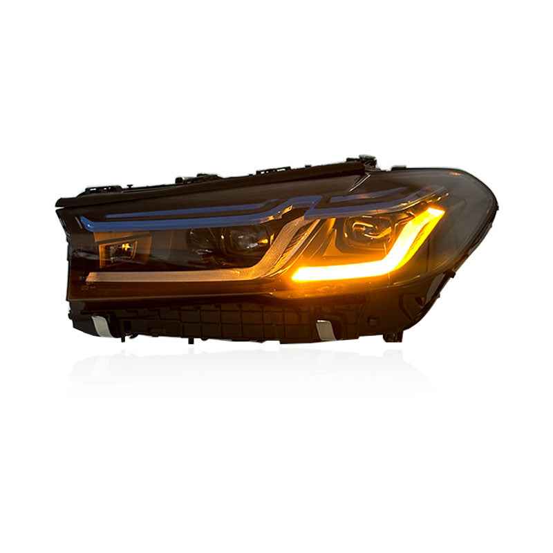 BMW 5 Serija G30/G31 (2017–2024) LED priekiniai žibintai su lazerine technologija, „Plug and Play“ montavimas