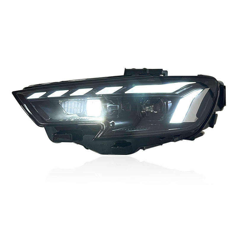 Audi A3 (2017–2020) atnaujinti LED lazeriniai priekiniai žibintai