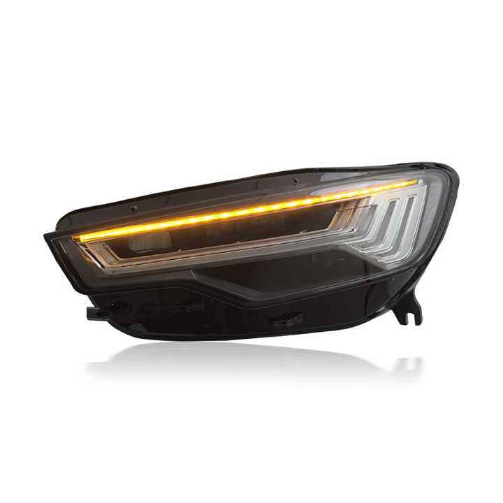 Audi A6 C7 (2012–2015) priekiniai LED žibintai, modernizuoti, „plug and play“