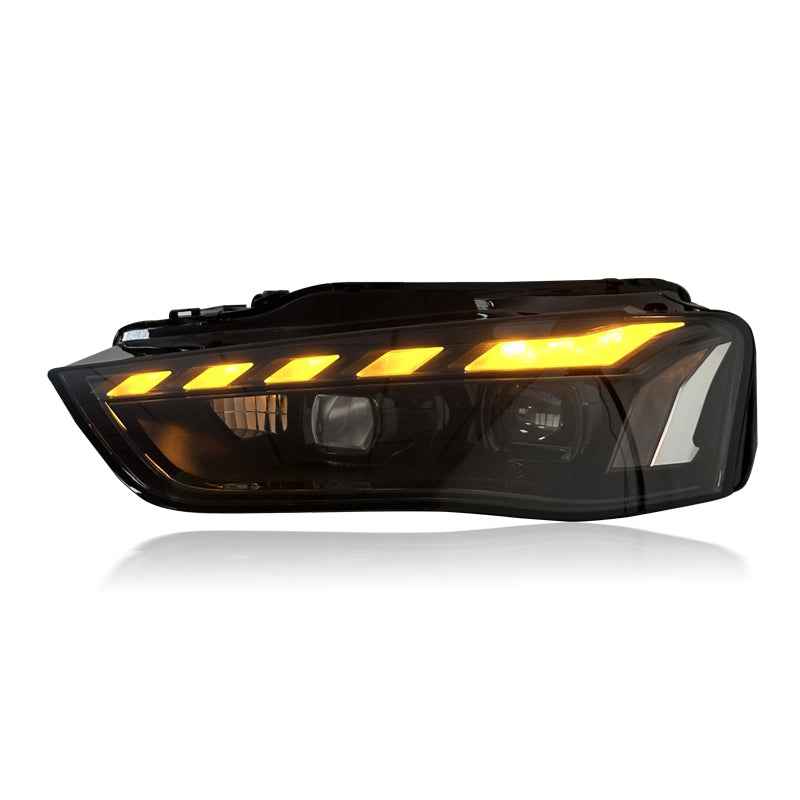 Audi A4 S4 B8.5 B9.5 (2013–2016) priekiniai LED žibintai, RS stiliaus atnaujinimas