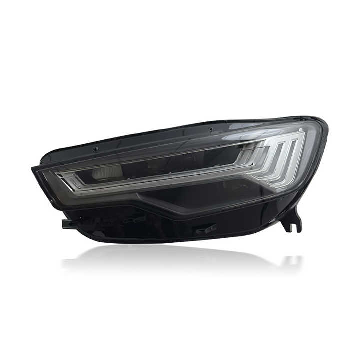 Audi A6 C7 (2012–2015) priekiniai LED žibintai, modernizuoti, „plug and play“