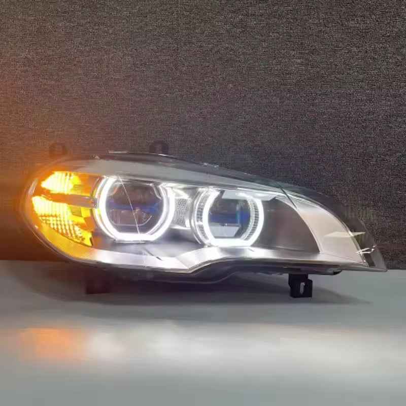 BMW X5 E70 (2007–2013) modifikuotas LED priekinis žibintas, skirtas atnaujinimui