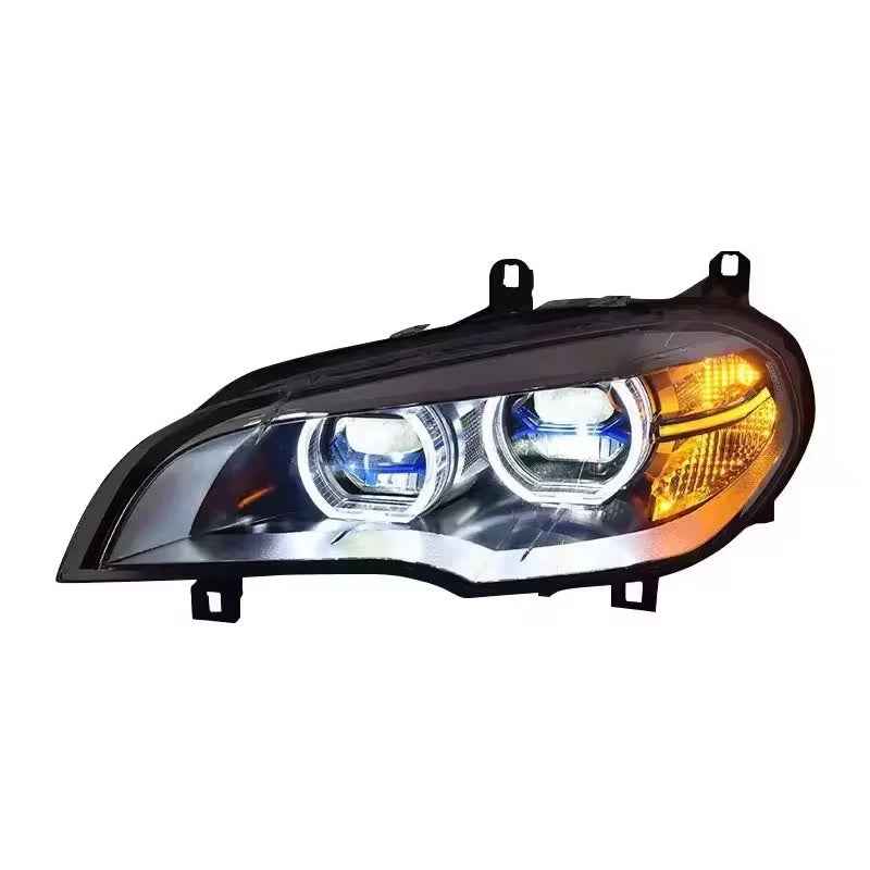 BMW X5 E70 (2007–2013) modifikuotas LED priekinis žibintas, skirtas atnaujinimui