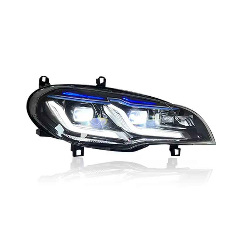BMW X5 E70 (2007–2013) pilni LED priekiniai žibintai „Plug and Play“ sistema
