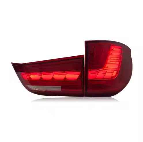 BMW X5 F15 (2014–2018) pilnas LED galinis žibintas su modifikuotais LED posūkių signalais, „plug and play“