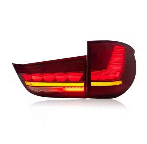 BMW X5 F15 (2014–2018) pilnas LED galinis žibintas su modifikuotais LED posūkių signalais, „plug and play“