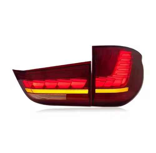 BMW X5 F15 (2014–2018) pilnas LED galinis žibintas su modifikuotais LED posūkių signalais, „plug and play“