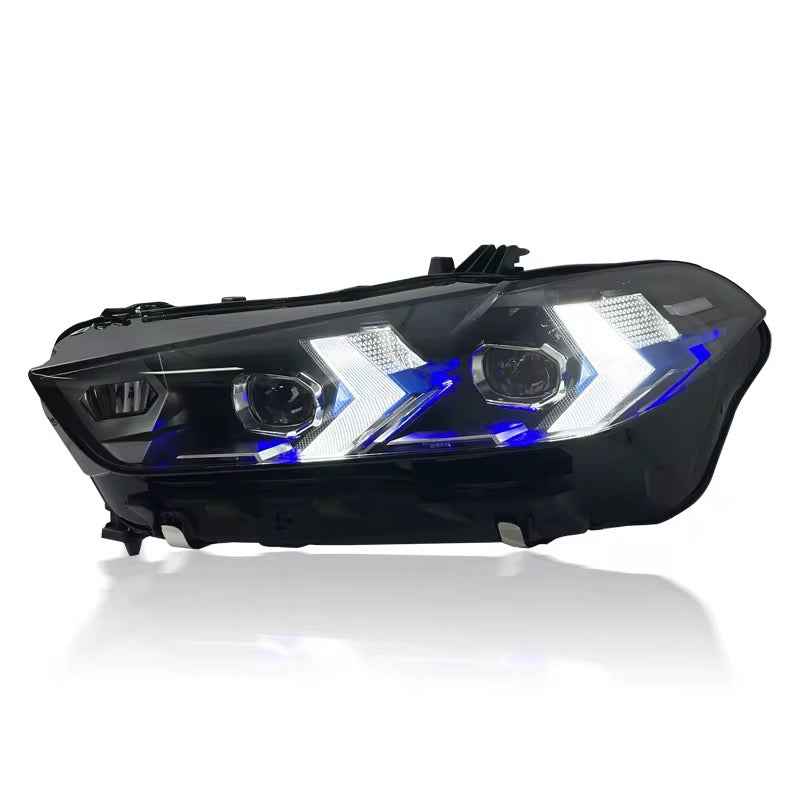 BMW X5 G05 (2019–2022) LED priekinis žibintas su artimaisiais ir tolimaisiais spinduliais, standartinis FL dizainas, plug and play
