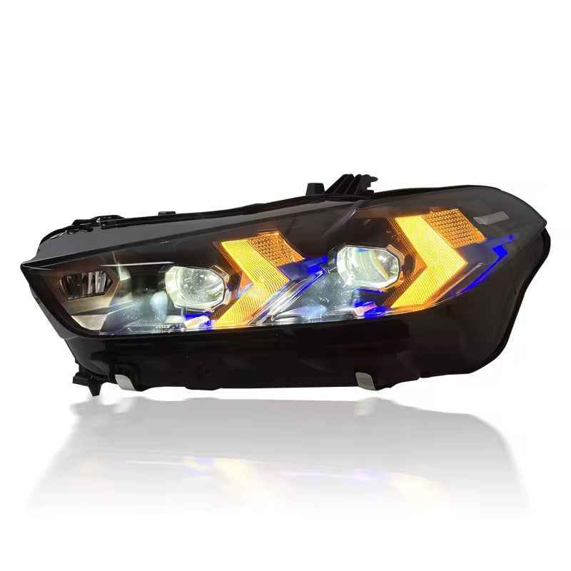 BMW X5 G05 (2019–2022) LED priekinis žibintas su artimaisiais ir tolimaisiais spinduliais, standartinis FL dizainas, plug and play